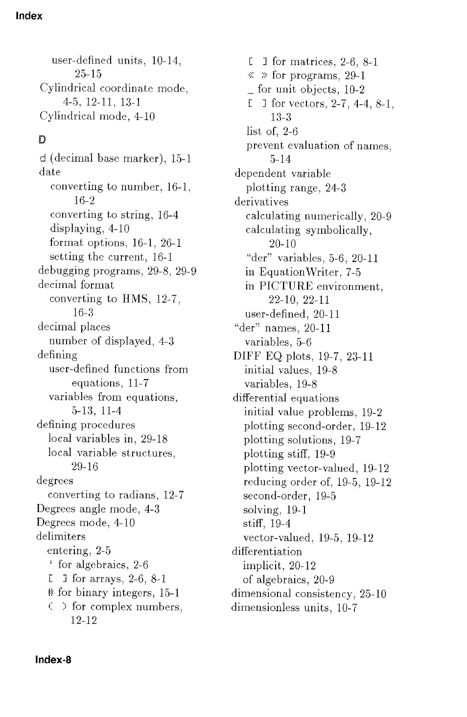 HP 48g Graphing Calculator User Manual | Page 586 / 612