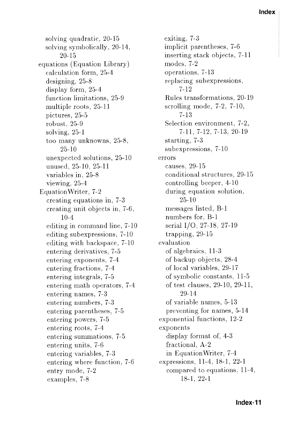 HP 48g Graphing Calculator User Manual | Page 589 / 612