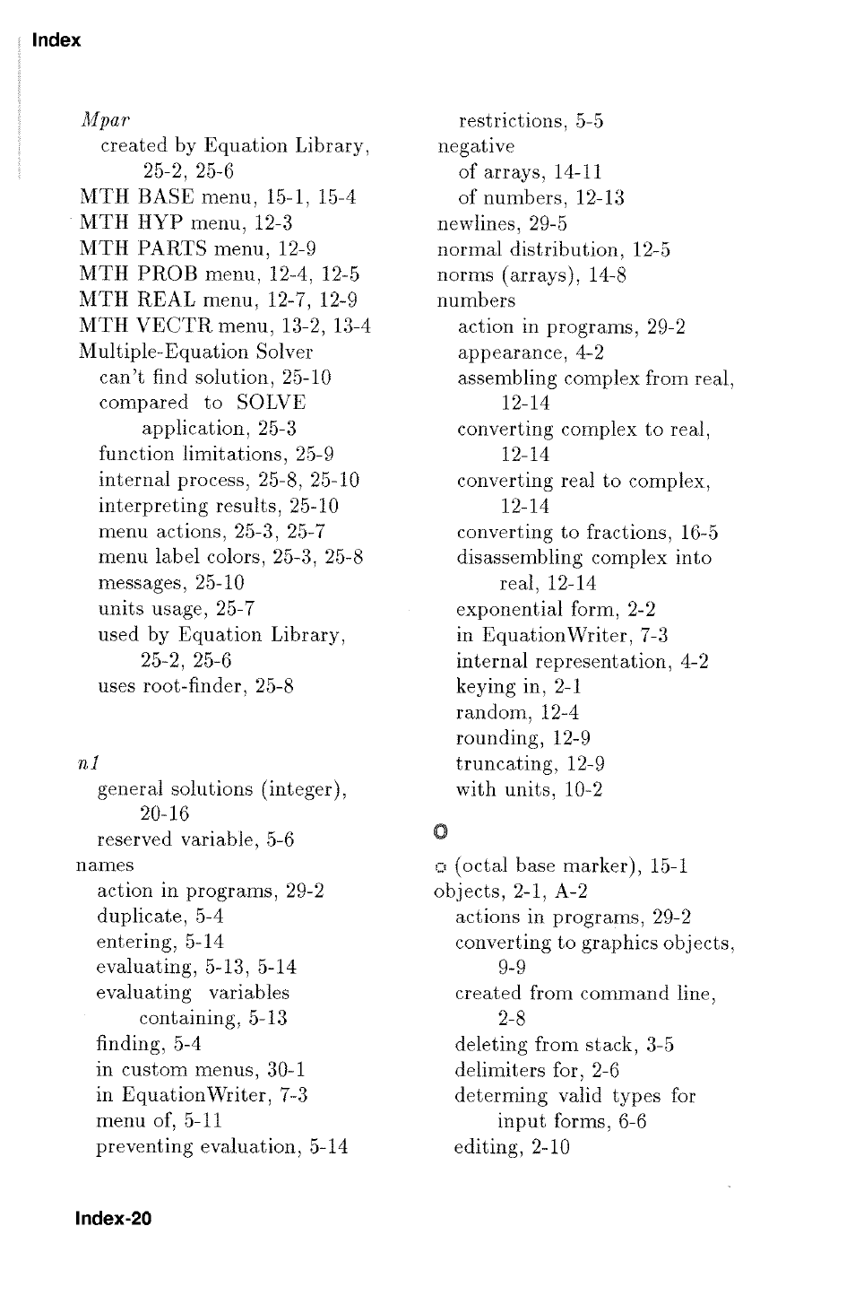 HP 48g Graphing Calculator User Manual | Page 598 / 612