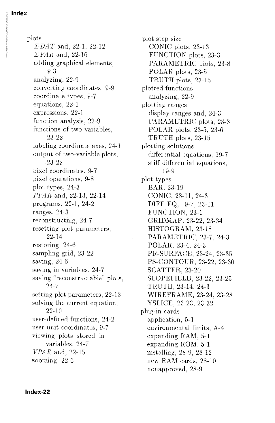 HP 48g Graphing Calculator User Manual | Page 600 / 612