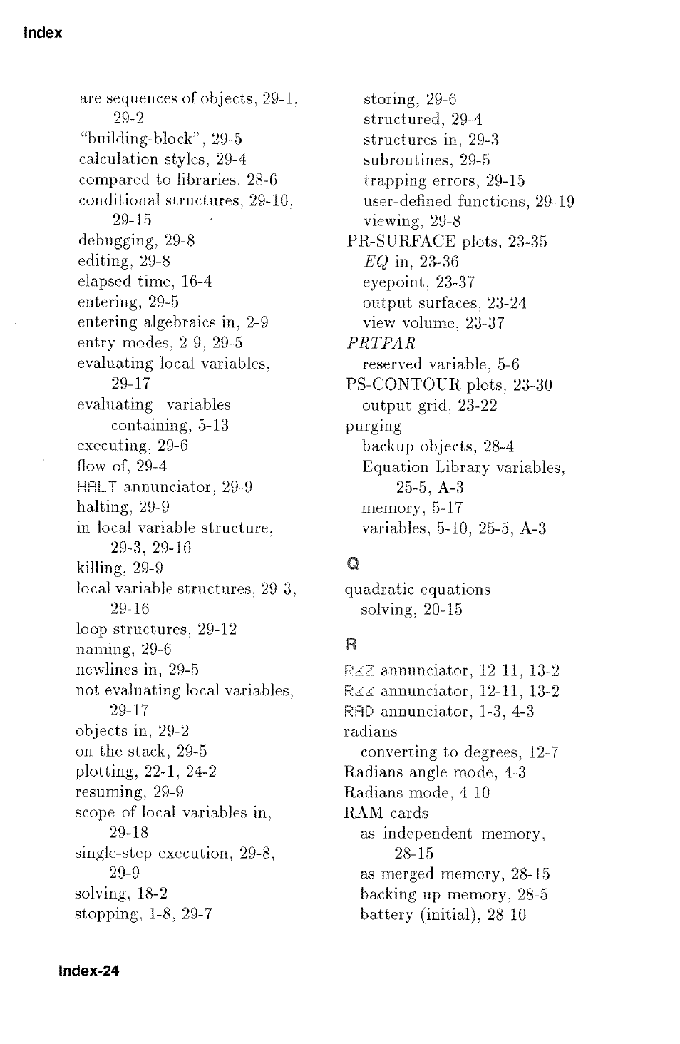 HP 48g Graphing Calculator User Manual | Page 602 / 612