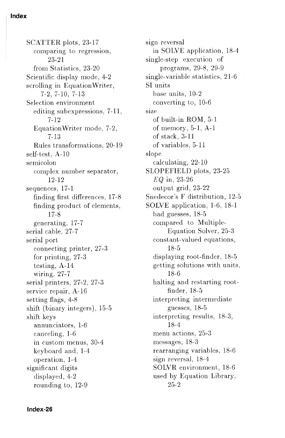 HP 48g Graphing Calculator User Manual | Page 604 / 612