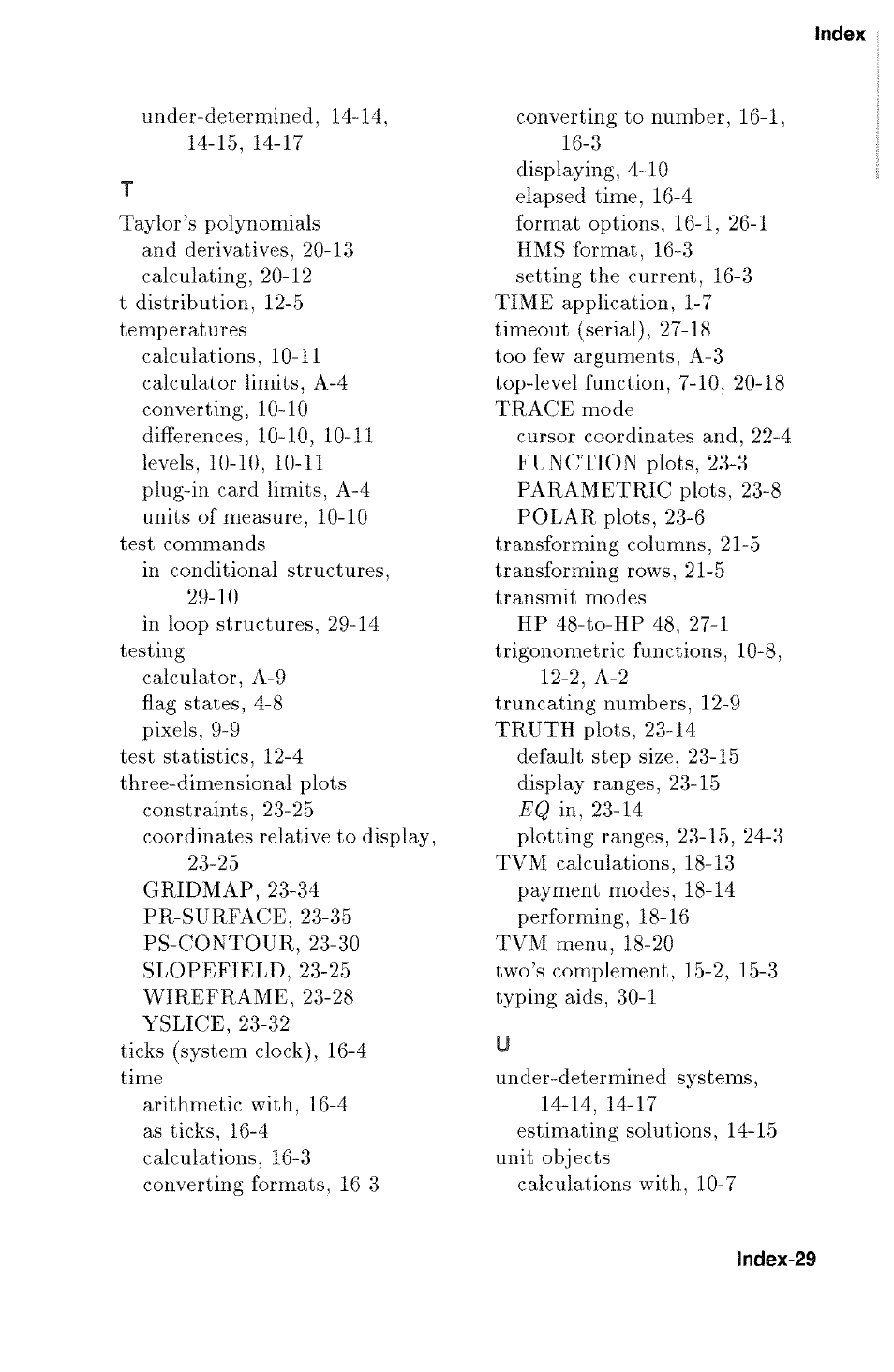 HP 48g Graphing Calculator User Manual | Page 607 / 612