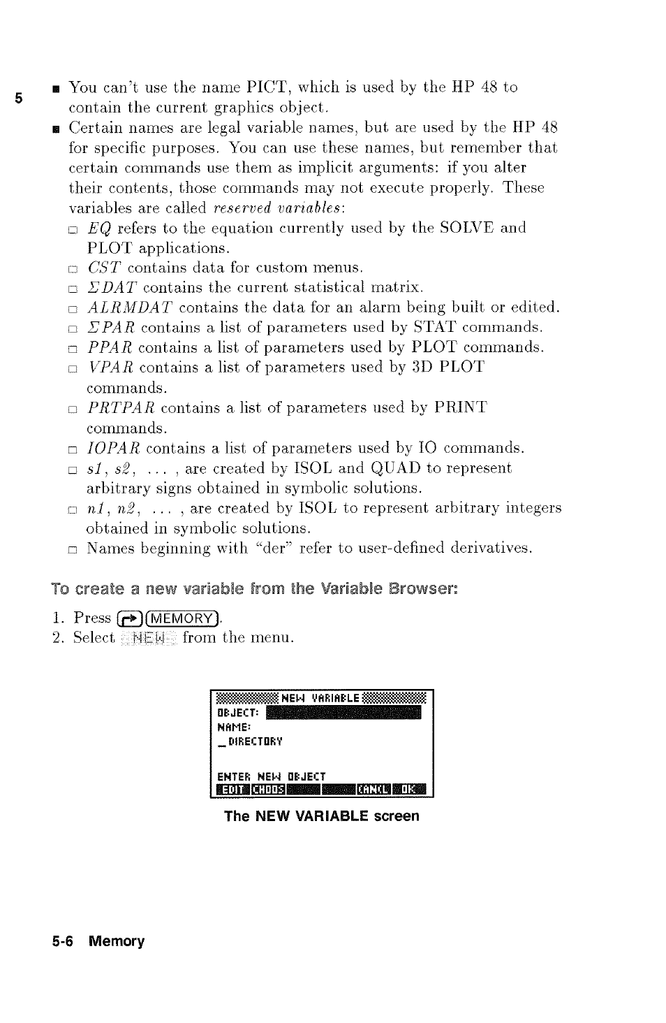 HP 48g Graphing Calculator User Manual | Page 64 / 612