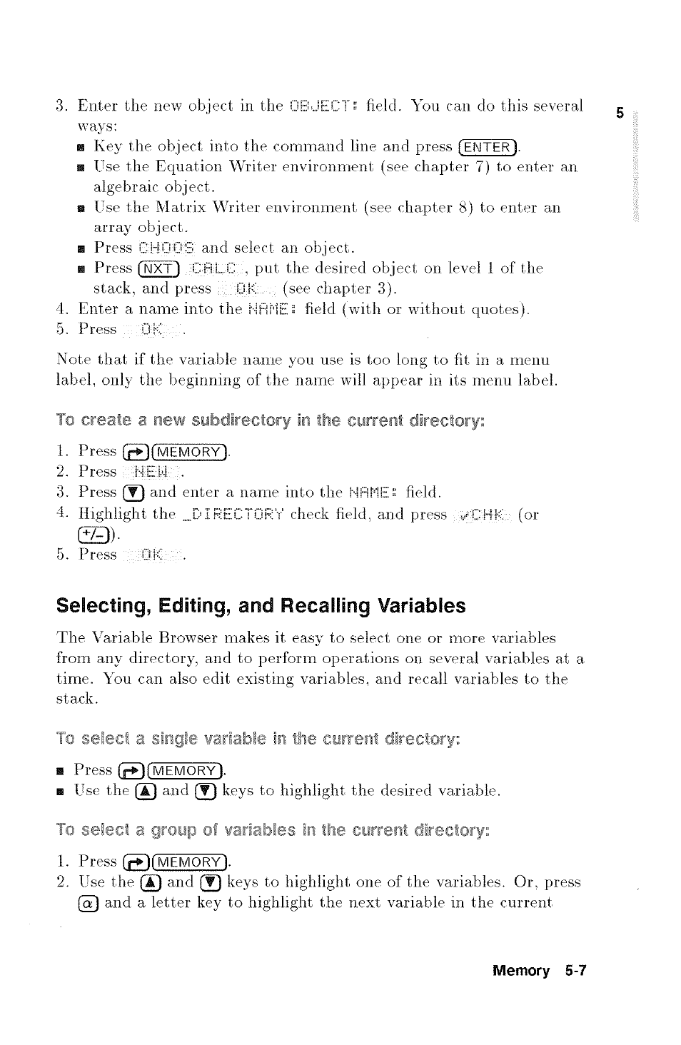 Fenter) | HP 48g Graphing Calculator User Manual | Page 65 / 612