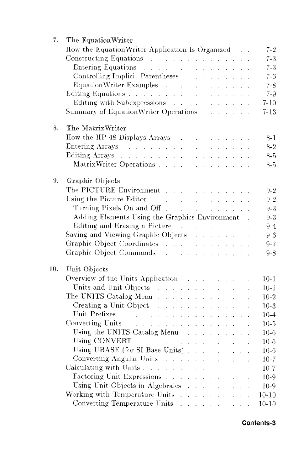 HP 48g Graphing Calculator User Manual | Page 7 / 612