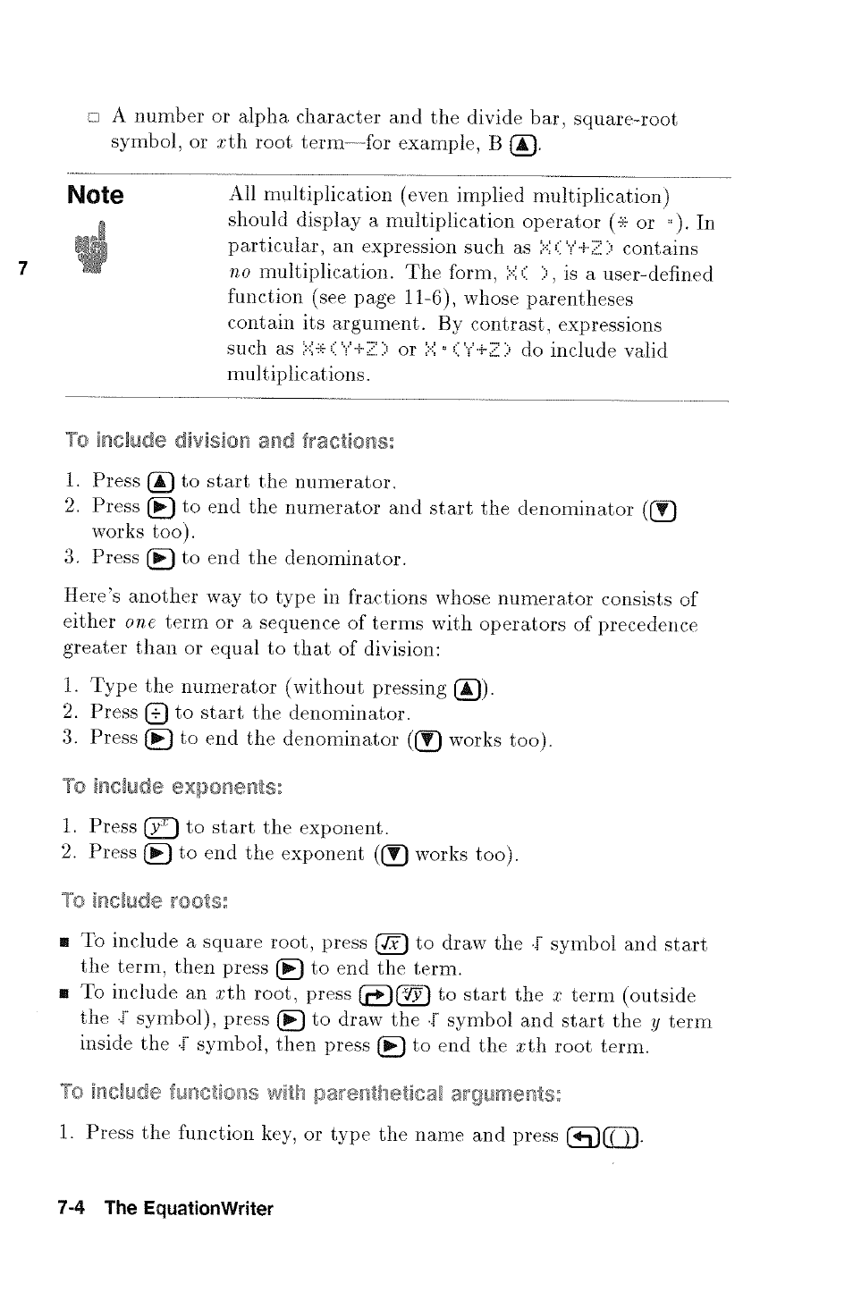 HP 48g Graphing Calculator User Manual | Page 90 / 612