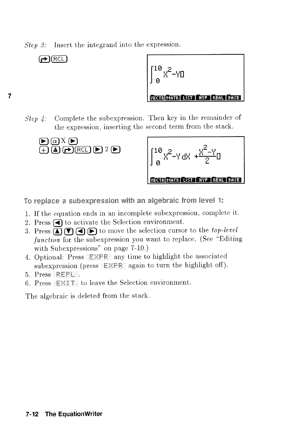 HP 48g Graphing Calculator User Manual | Page 98 / 612
