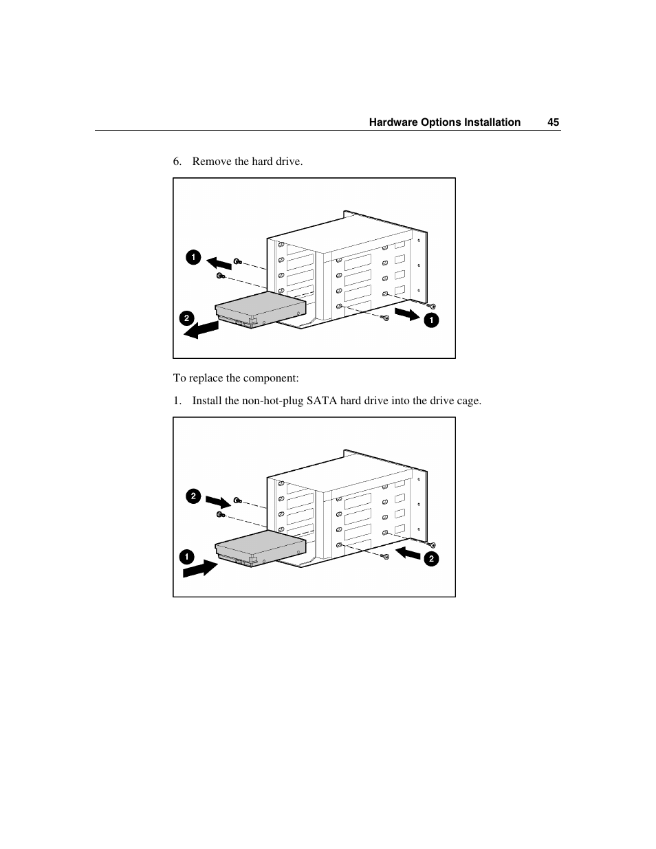 HP ProLiant ML310 G2 Server User Manual | Page 45 / 124