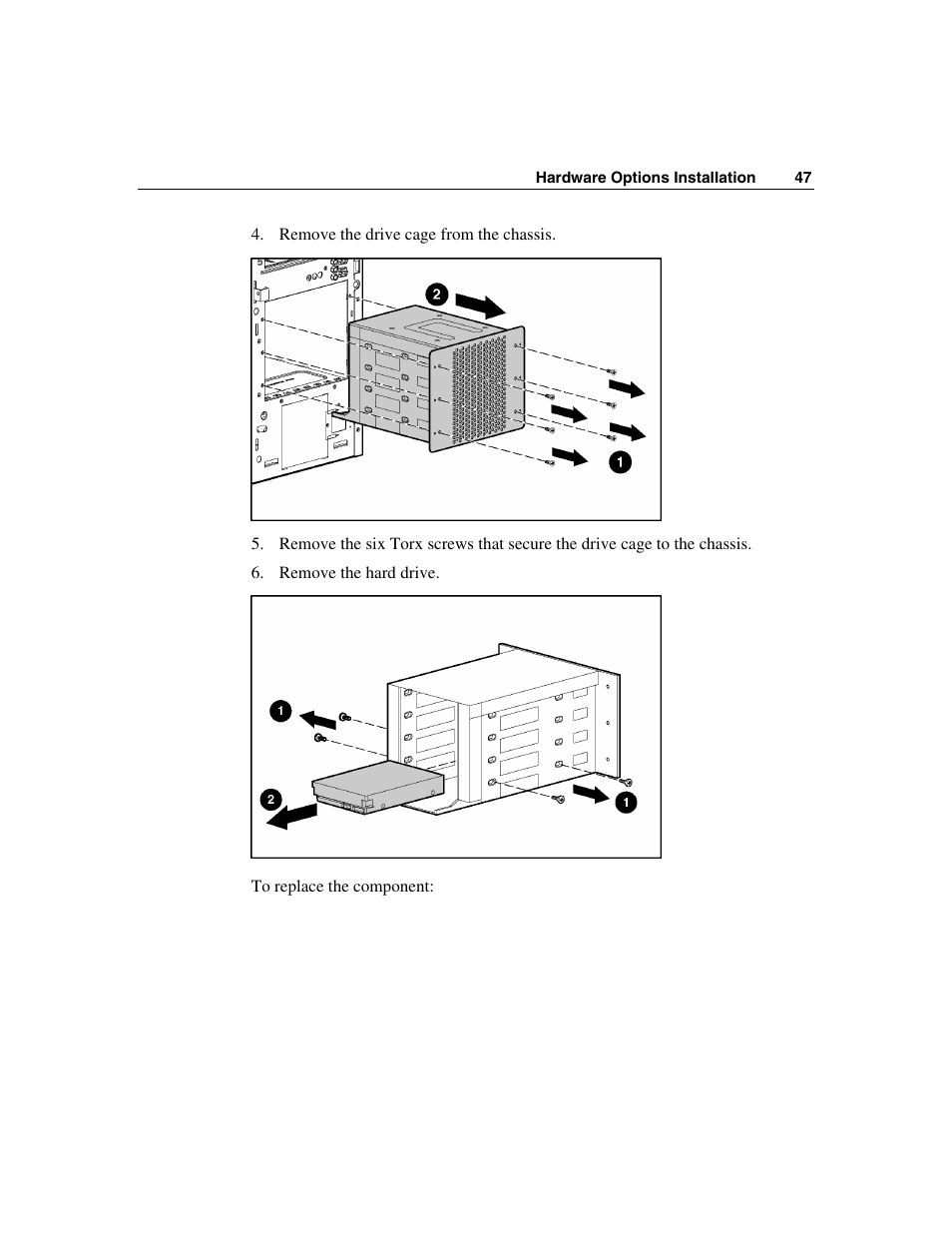 HP ProLiant ML310 G2 Server User Manual | Page 47 / 124