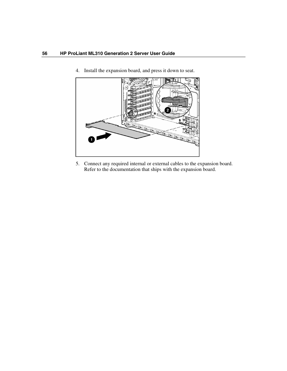 HP ProLiant ML310 G2 Server User Manual | Page 56 / 124