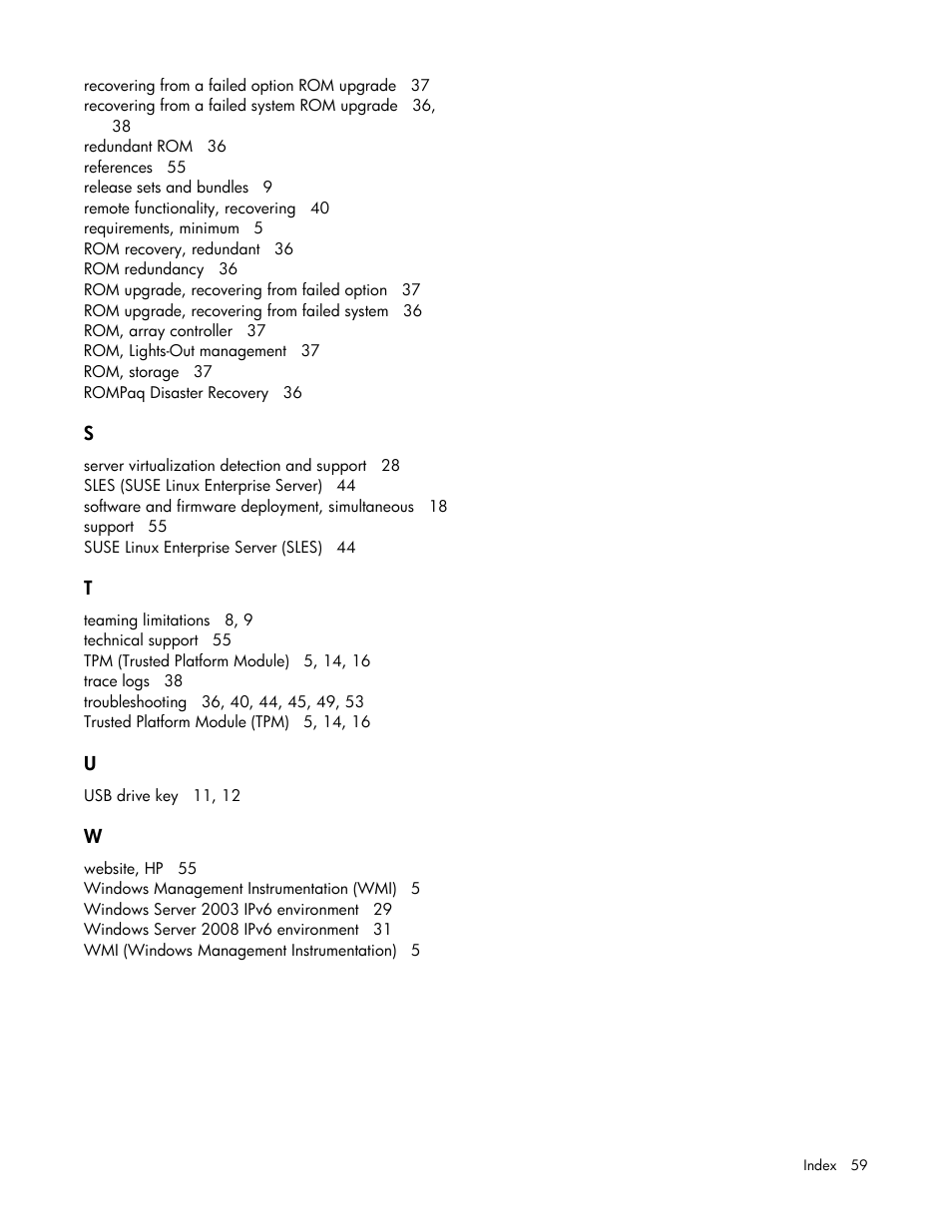 HP SmartStart-Software User Manual | Page 59 / 59