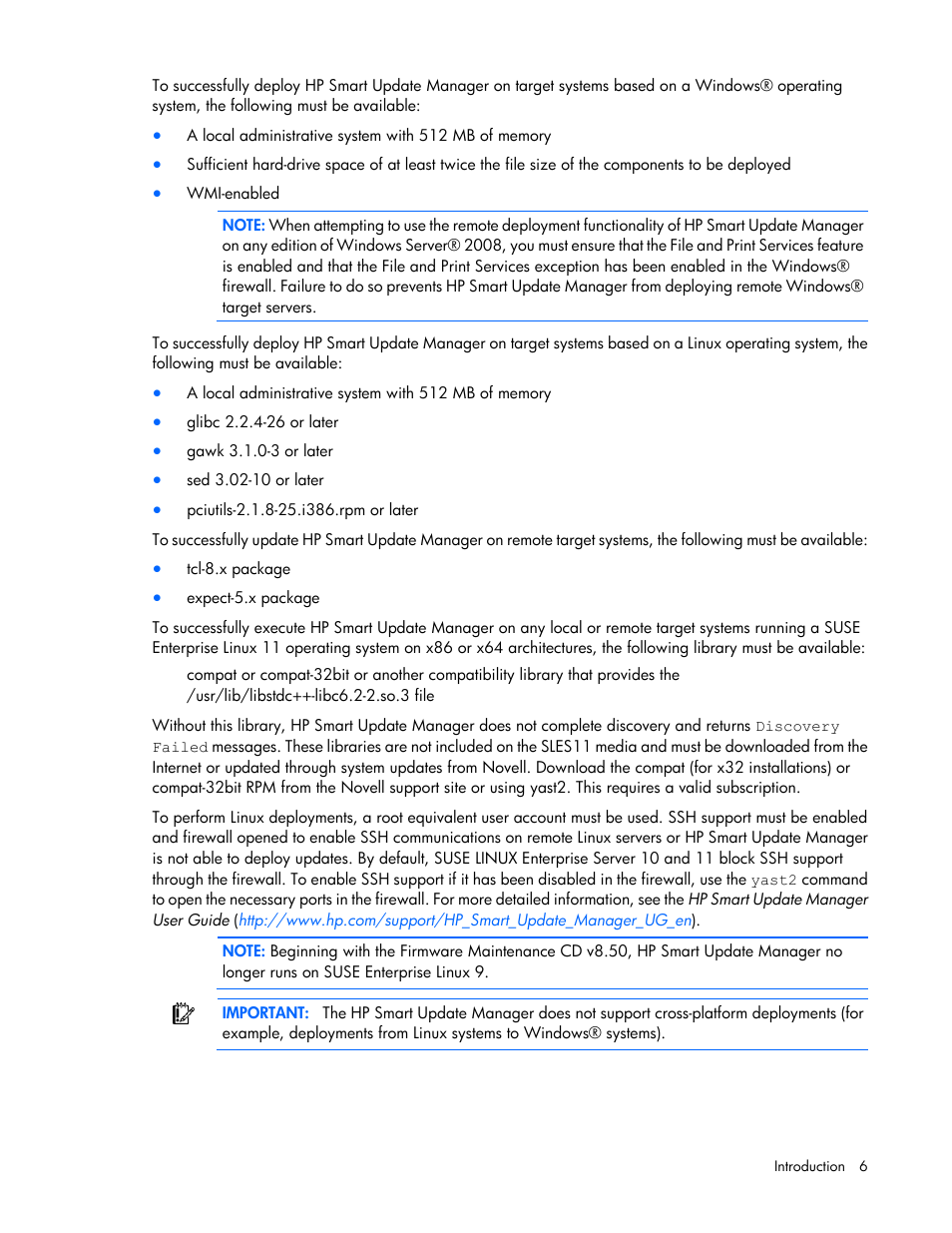 HP SmartStart-Software User Manual | Page 6 / 59