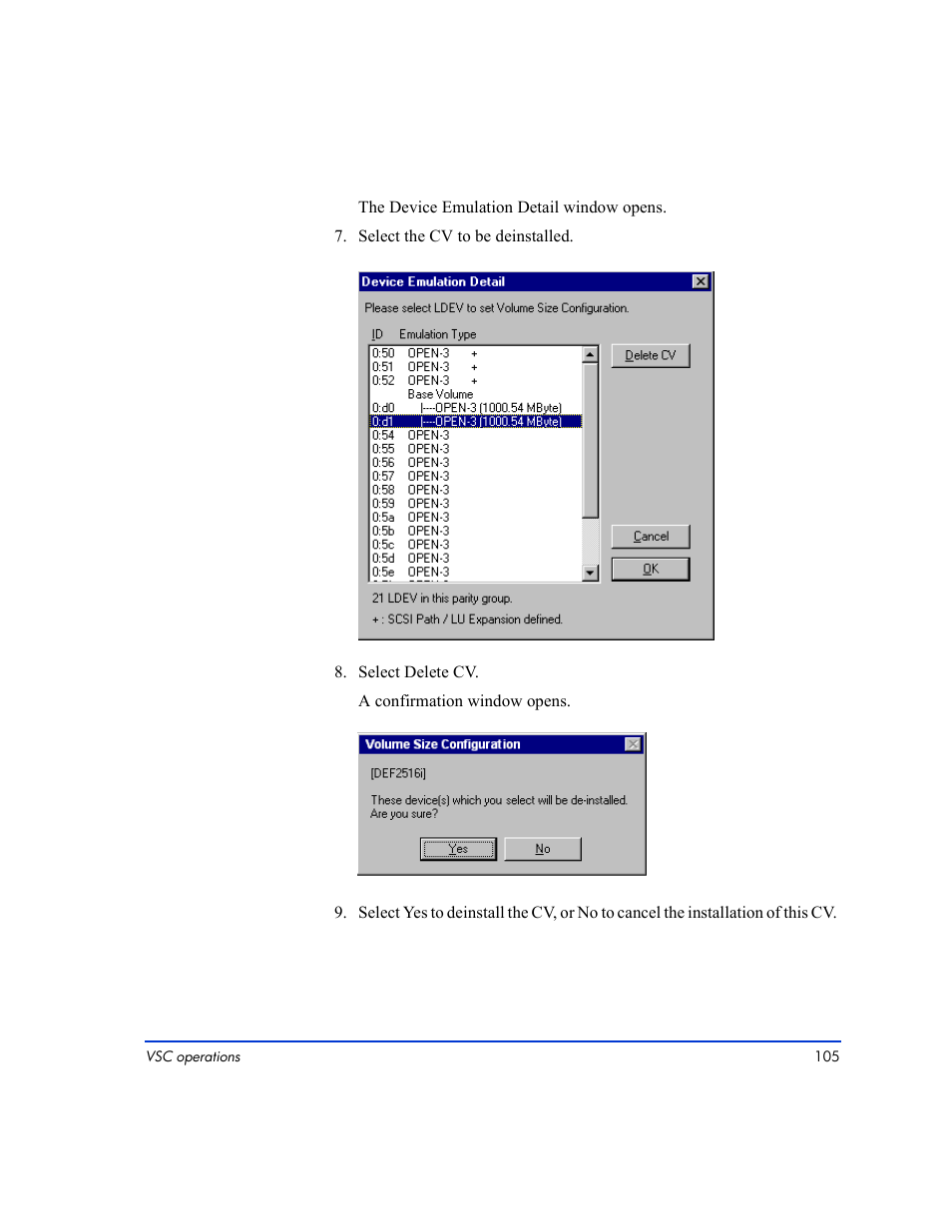 HP LUN Configuration Manager XP Software User Manual | Page 105 / 144