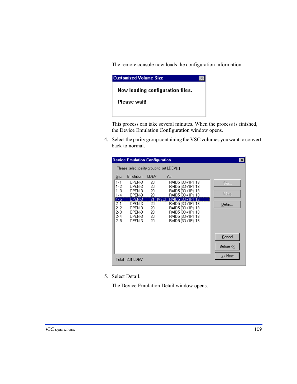 HP LUN Configuration Manager XP Software User Manual | Page 109 / 144