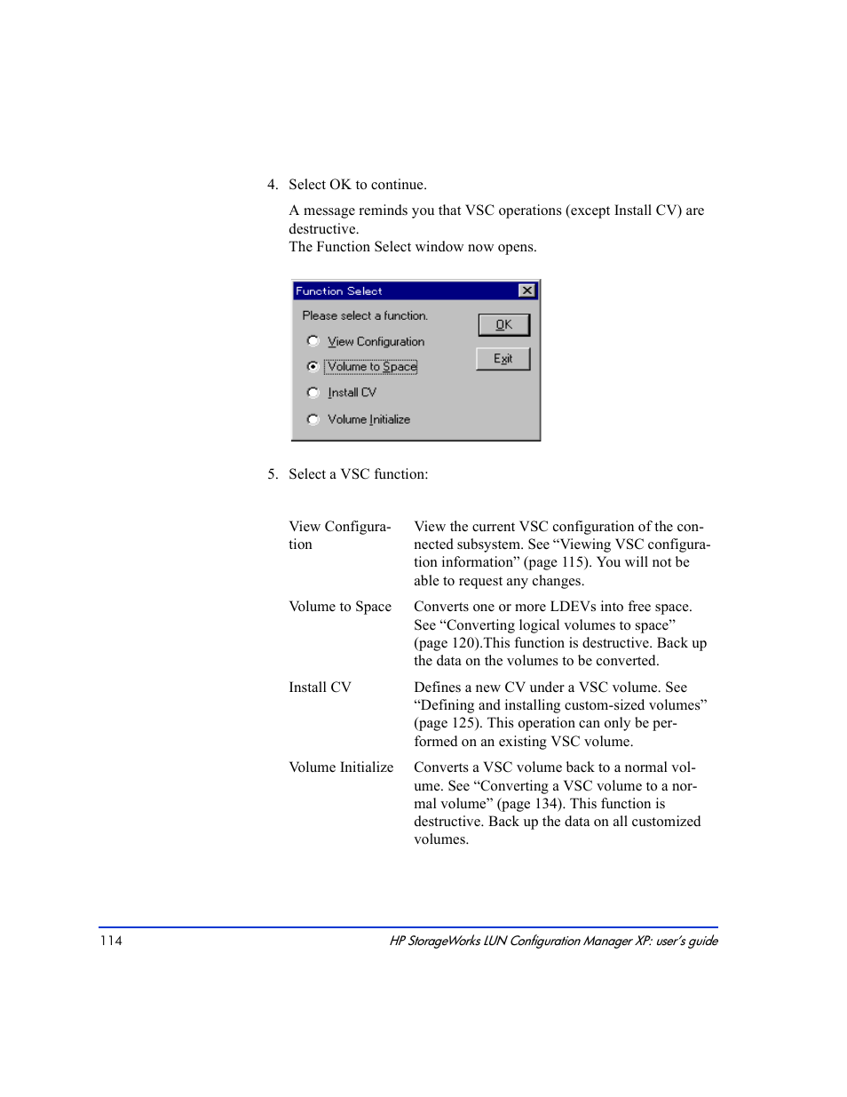 HP LUN Configuration Manager XP Software User Manual | Page 114 / 144