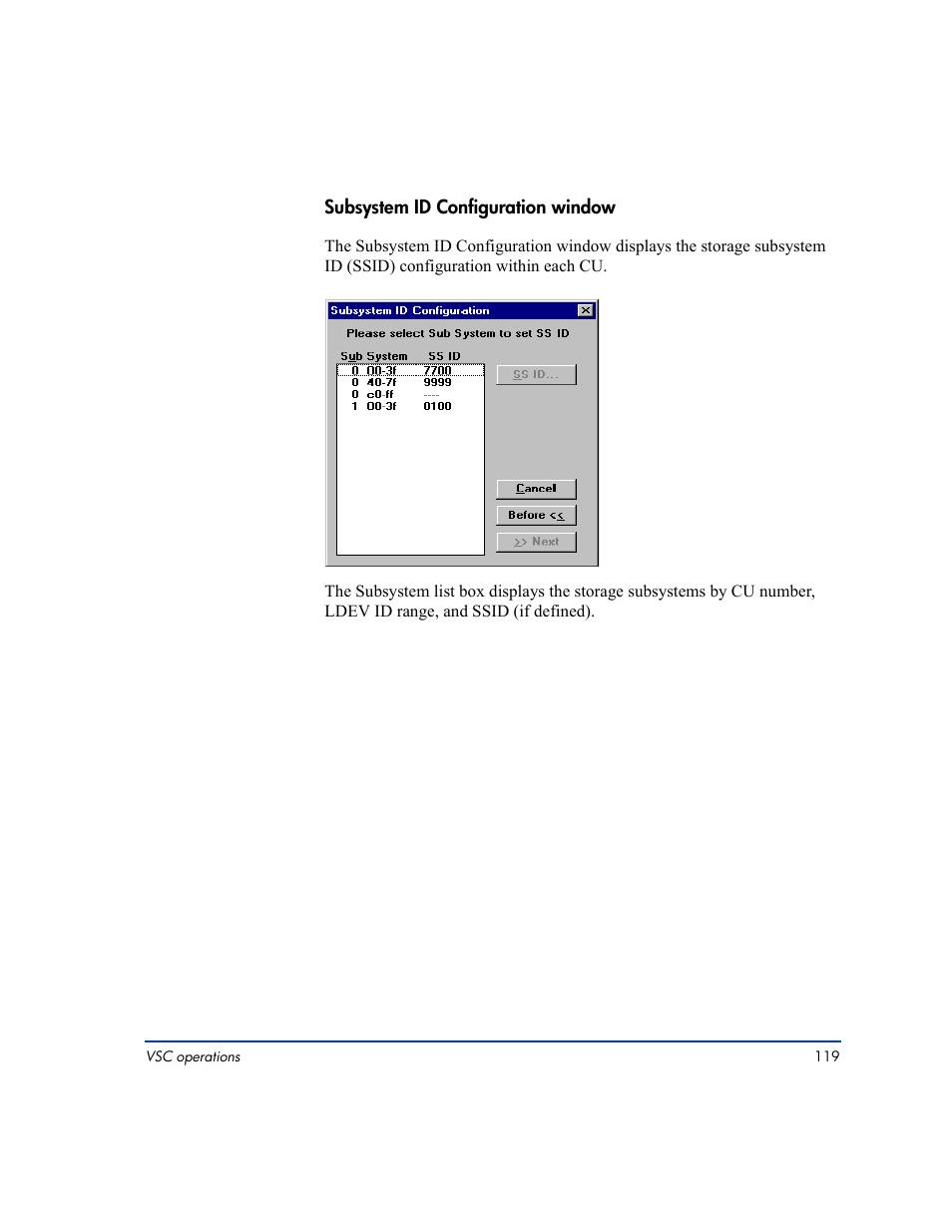 HP LUN Configuration Manager XP Software User Manual | Page 119 / 144
