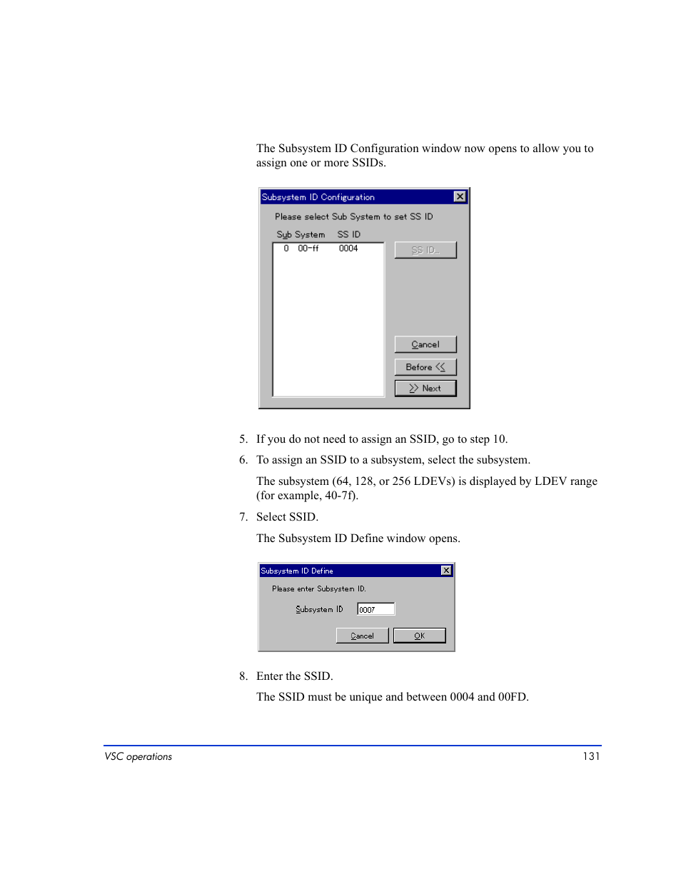 HP LUN Configuration Manager XP Software User Manual | Page 131 / 144