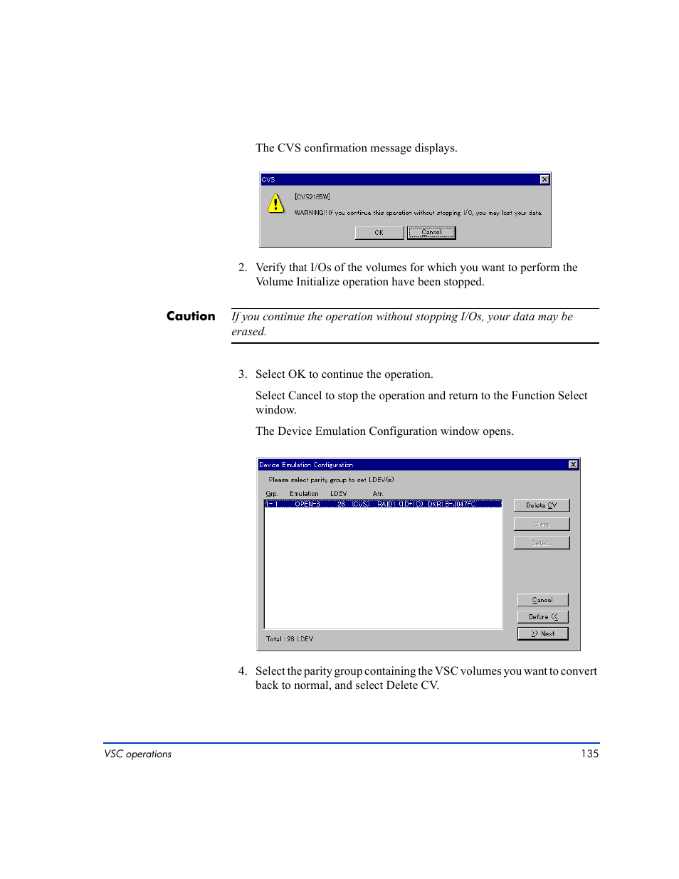 HP LUN Configuration Manager XP Software User Manual | Page 135 / 144