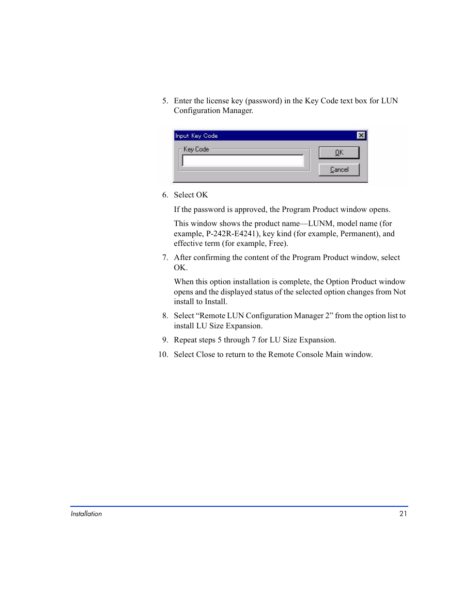 HP LUN Configuration Manager XP Software User Manual | Page 21 / 144
