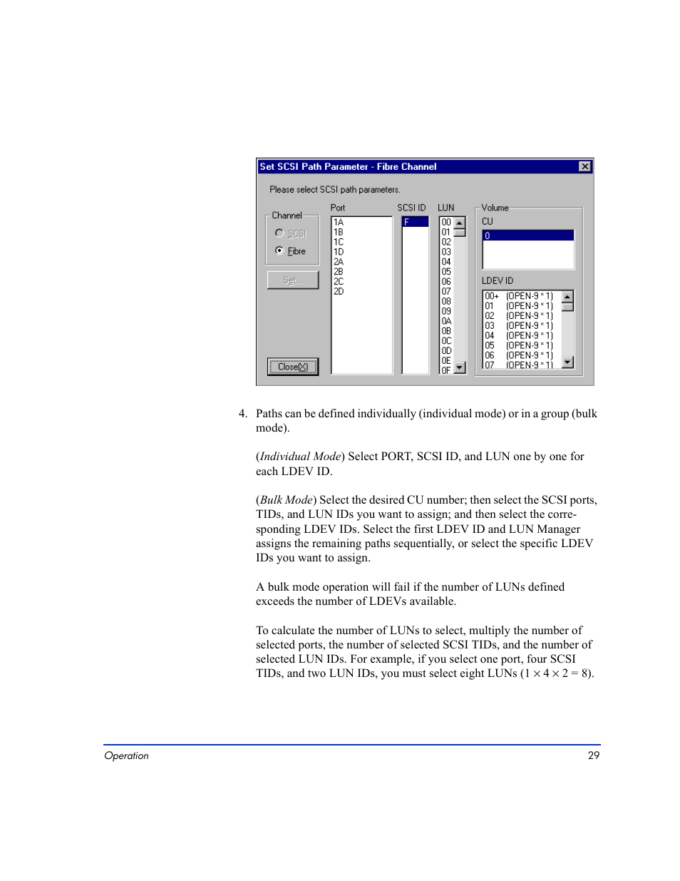 HP LUN Configuration Manager XP Software User Manual | Page 29 / 144