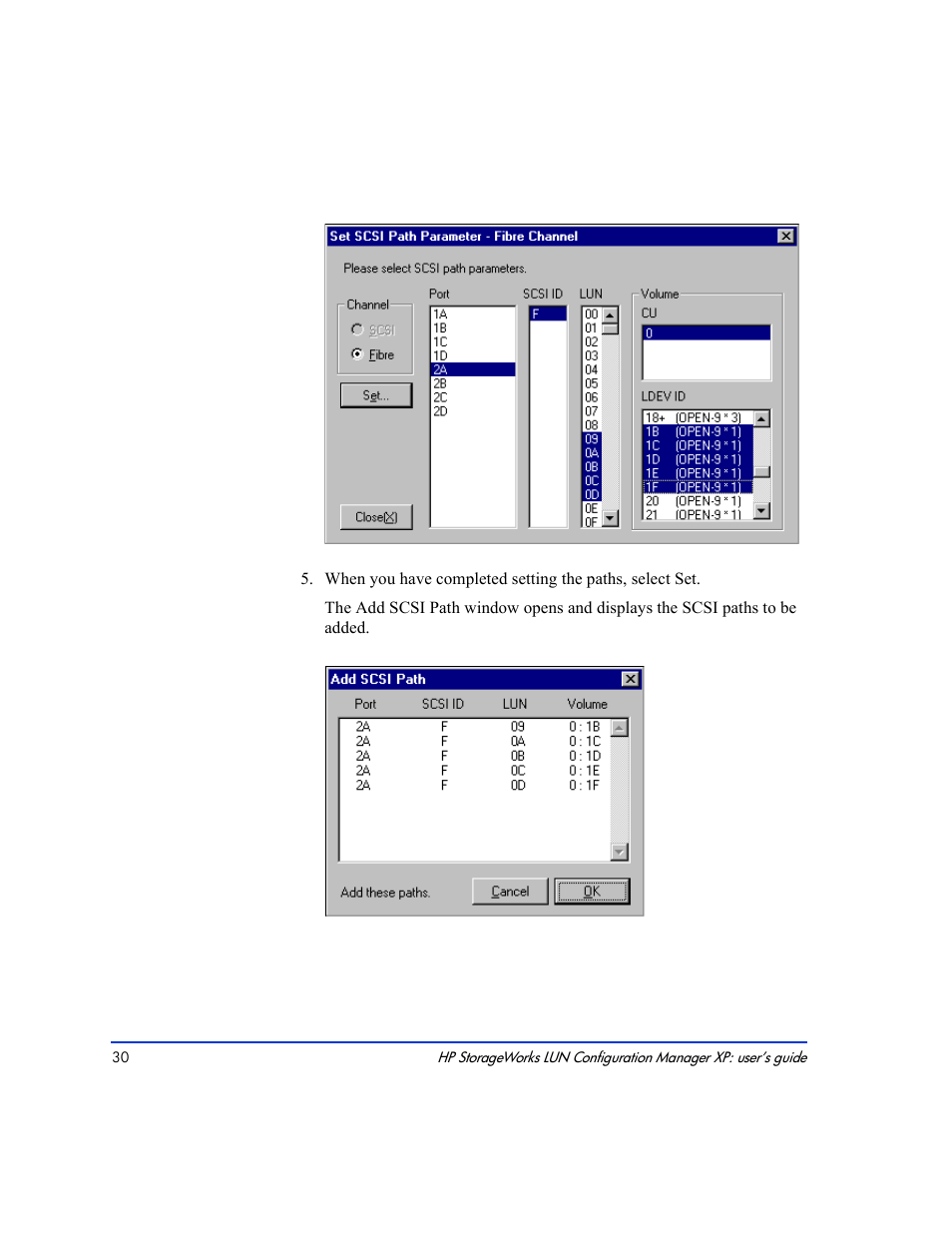 HP LUN Configuration Manager XP Software User Manual | Page 30 / 144