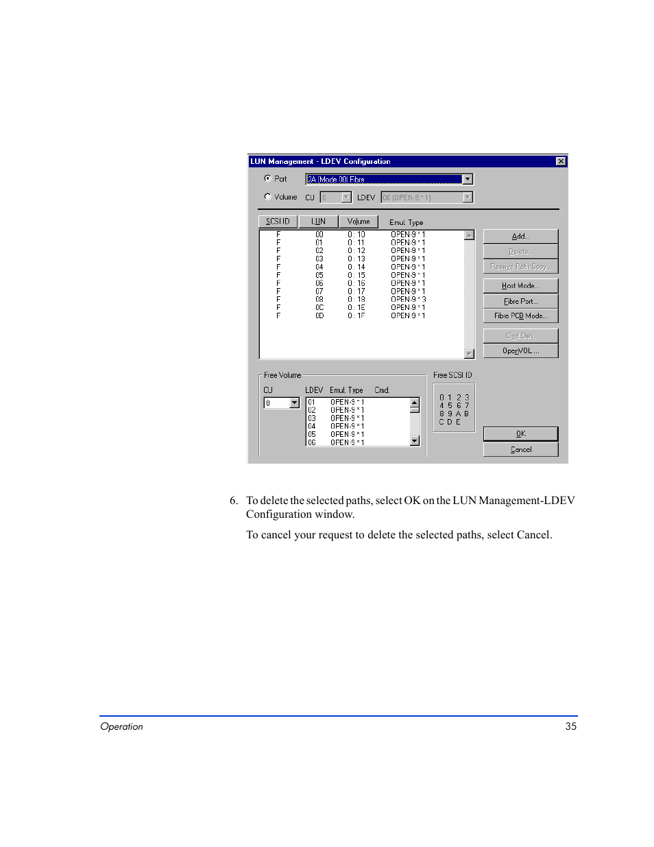 HP LUN Configuration Manager XP Software User Manual | Page 35 / 144