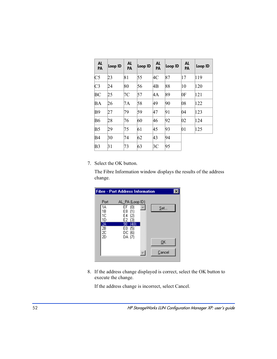 HP LUN Configuration Manager XP Software User Manual | Page 52 / 144