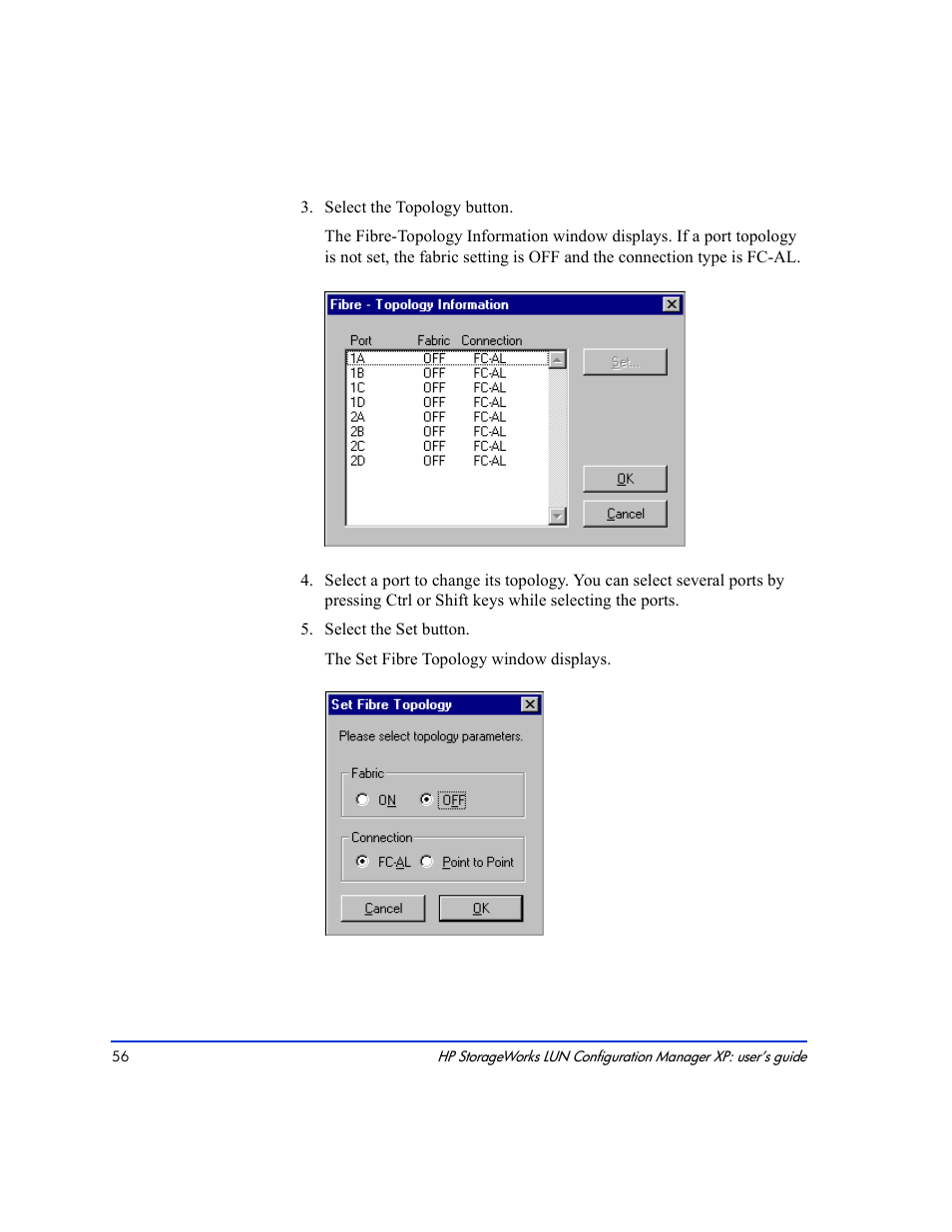 HP LUN Configuration Manager XP Software User Manual | Page 56 / 144