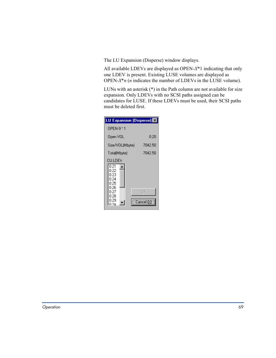 HP LUN Configuration Manager XP Software User Manual | Page 69 / 144