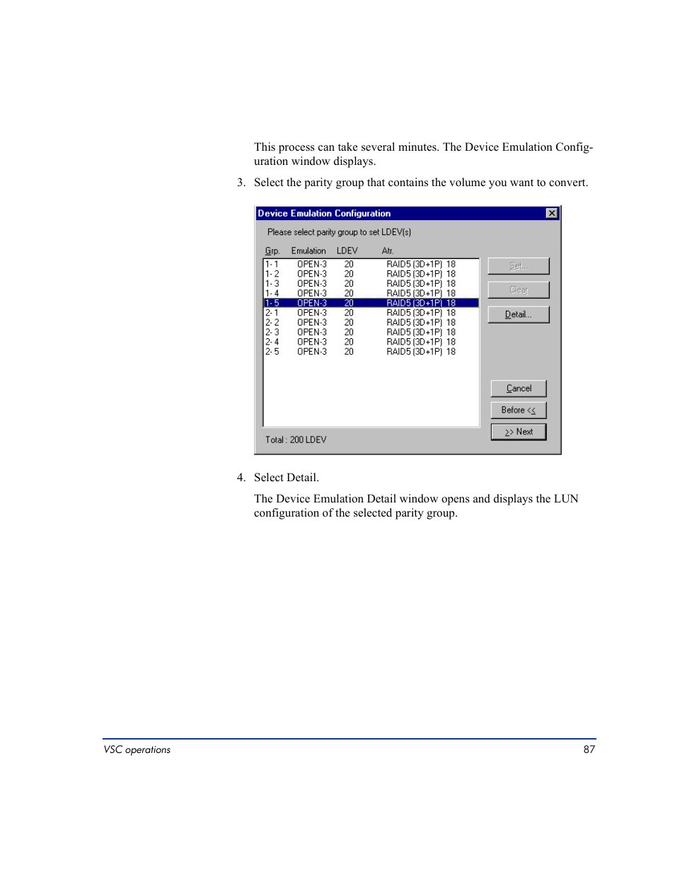 HP LUN Configuration Manager XP Software User Manual | Page 87 / 144