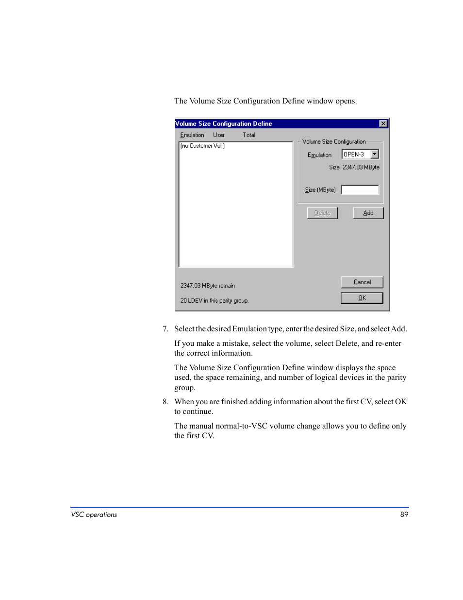 HP LUN Configuration Manager XP Software User Manual | Page 89 / 144