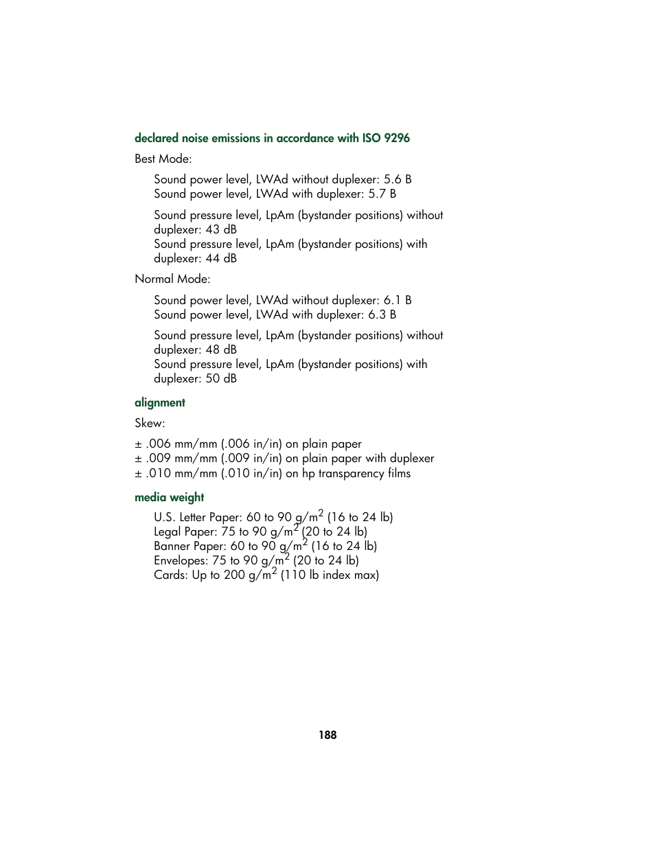 HP Color Inkjet cp1160 Printer series User Manual | Page 196 / 213
