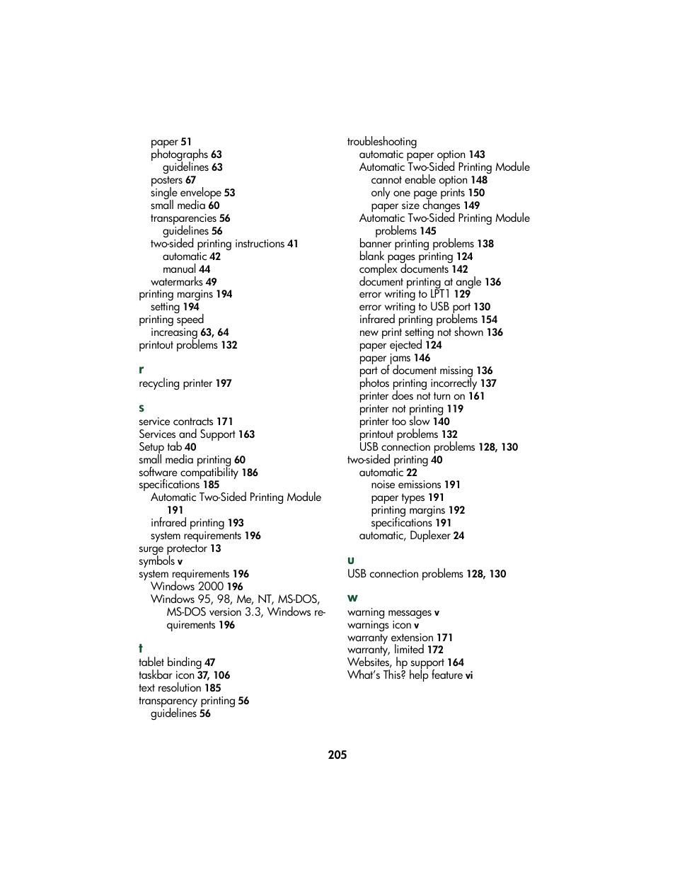 HP Color Inkjet cp1160 Printer series User Manual | Page 213 / 213