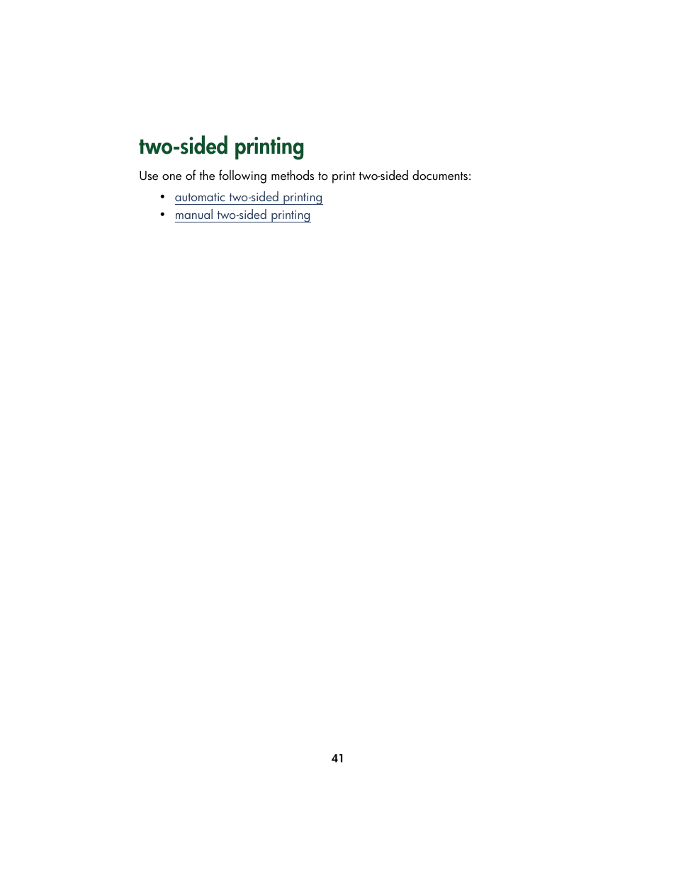 Two-sided printing | HP Color Inkjet cp1160 Printer series User Manual | Page 49 / 213