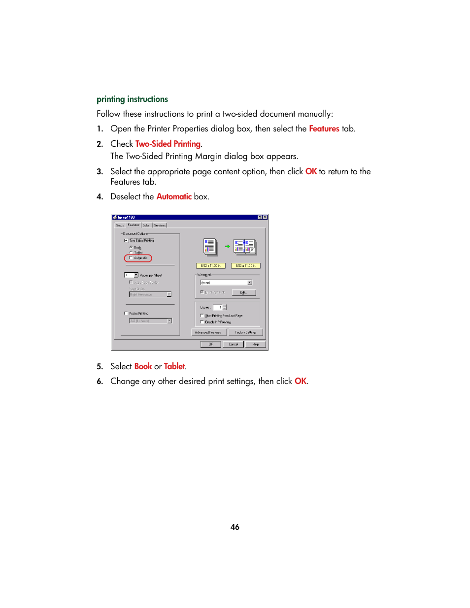 HP Color Inkjet cp1160 Printer series User Manual | Page 54 / 213