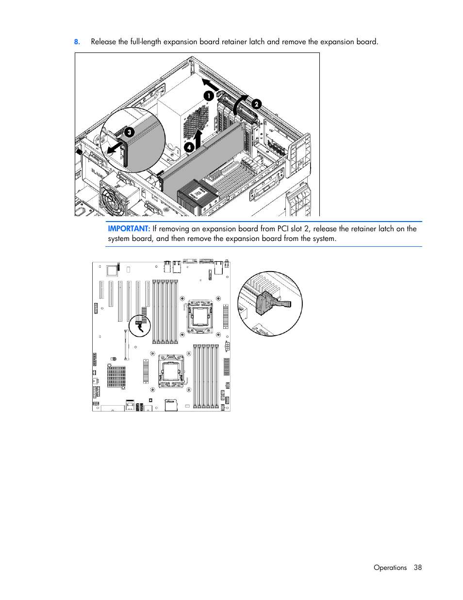 HP ProLiant ML350e Gen8 Server User Manual | Page 38 / 147