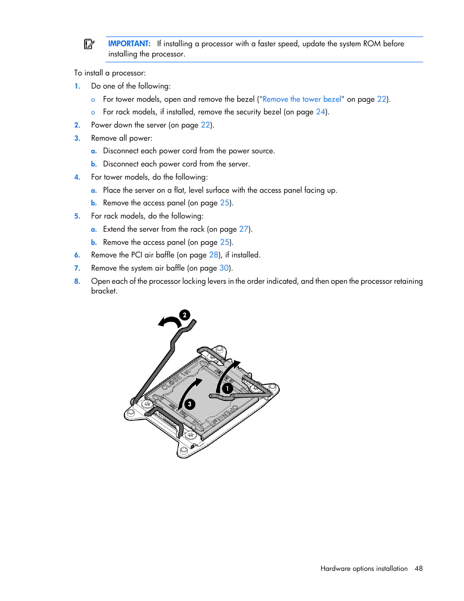 HP ProLiant ML350e Gen8 Server User Manual | Page 48 / 147