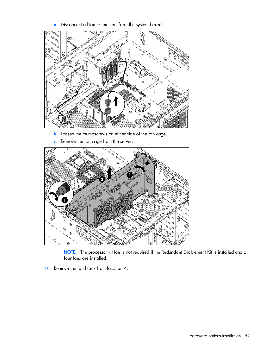 HP ProLiant ML350e Gen8 Server User Manual | Page 52 / 147