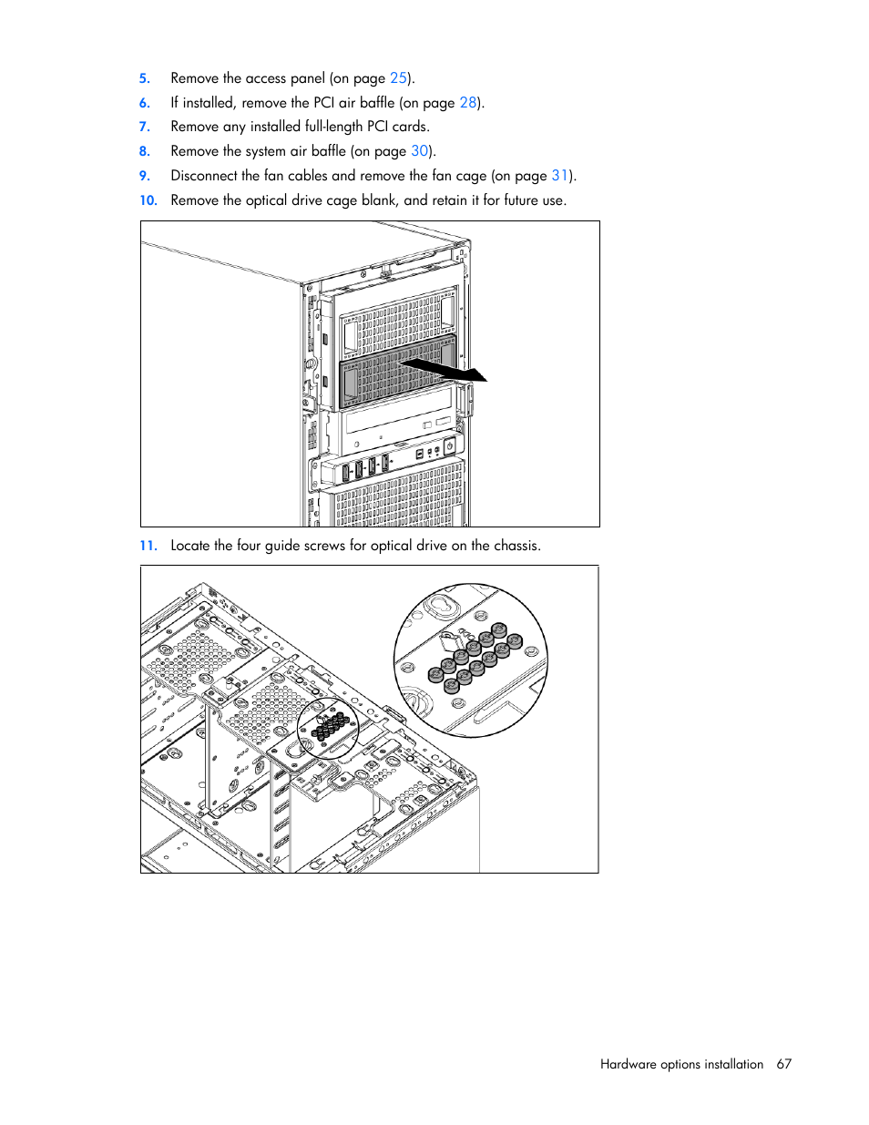 HP ProLiant ML350e Gen8 Server User Manual | Page 67 / 147