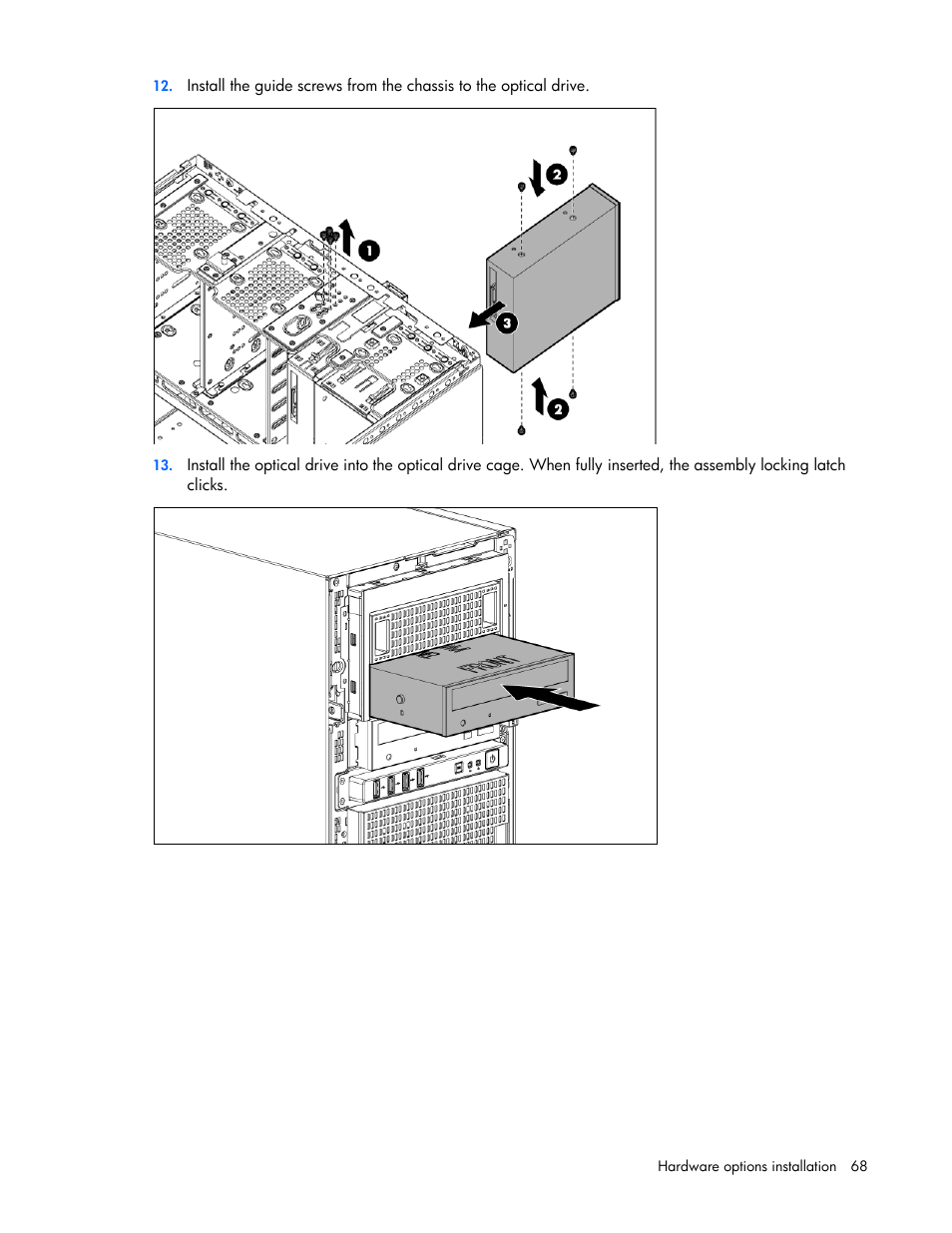 HP ProLiant ML350e Gen8 Server User Manual | Page 68 / 147