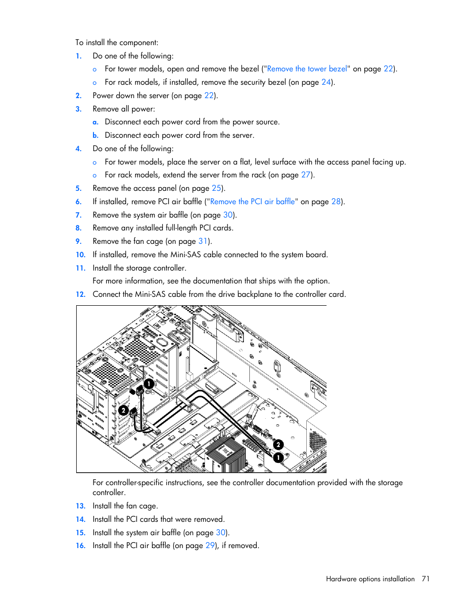 HP ProLiant ML350e Gen8 Server User Manual | Page 71 / 147