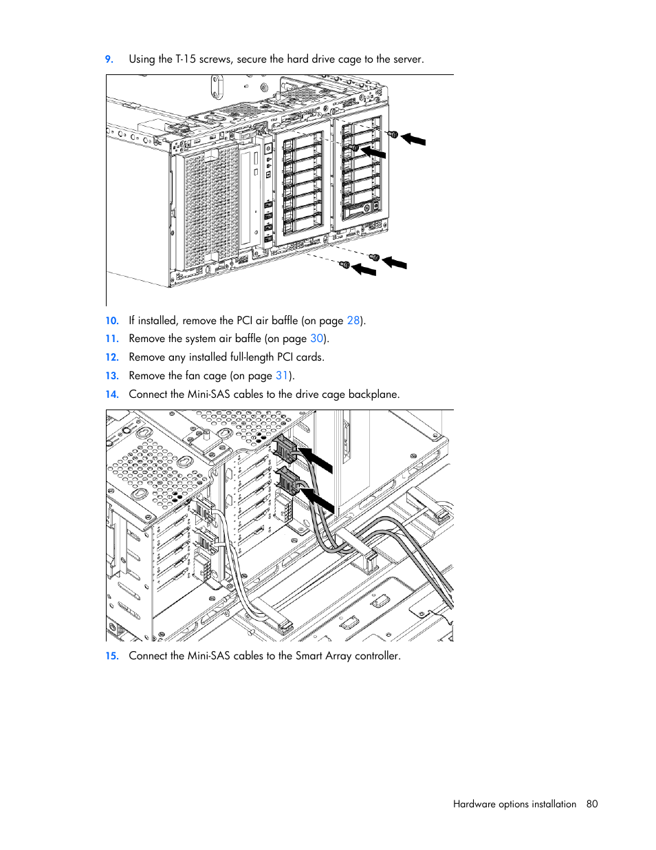 HP ProLiant ML350e Gen8 Server User Manual | Page 80 / 147