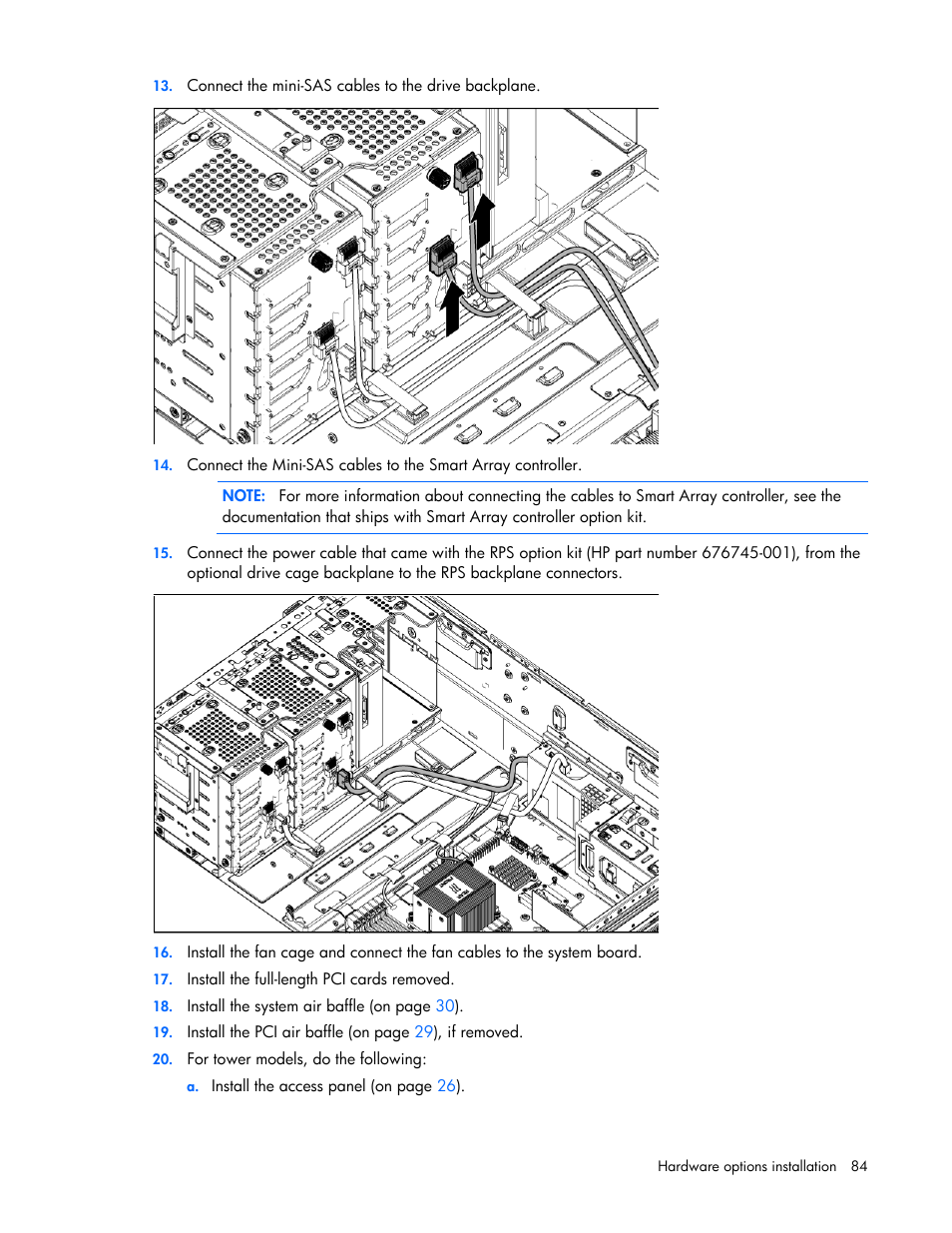 HP ProLiant ML350e Gen8 Server User Manual | Page 84 / 147