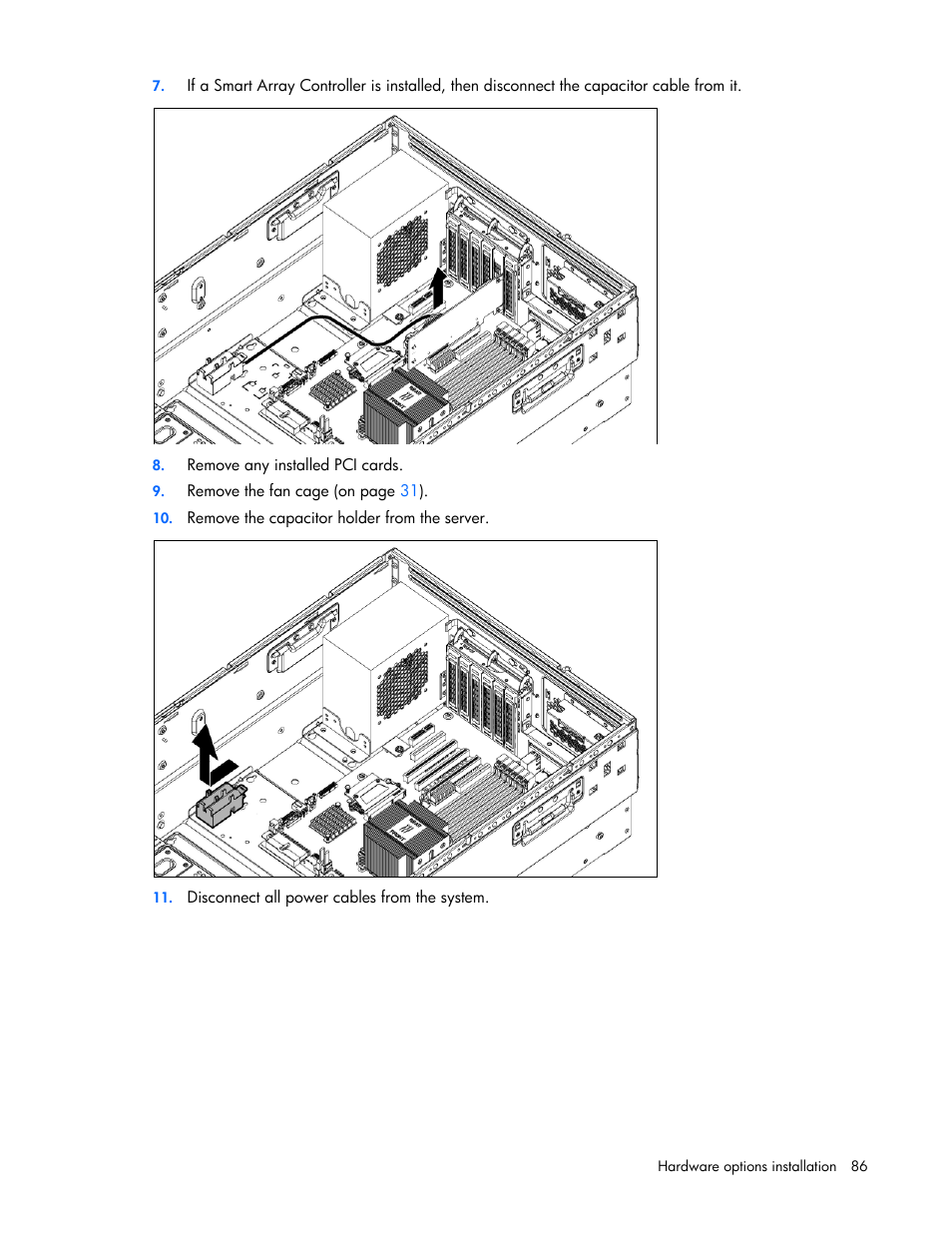 HP ProLiant ML350e Gen8 Server User Manual | Page 86 / 147