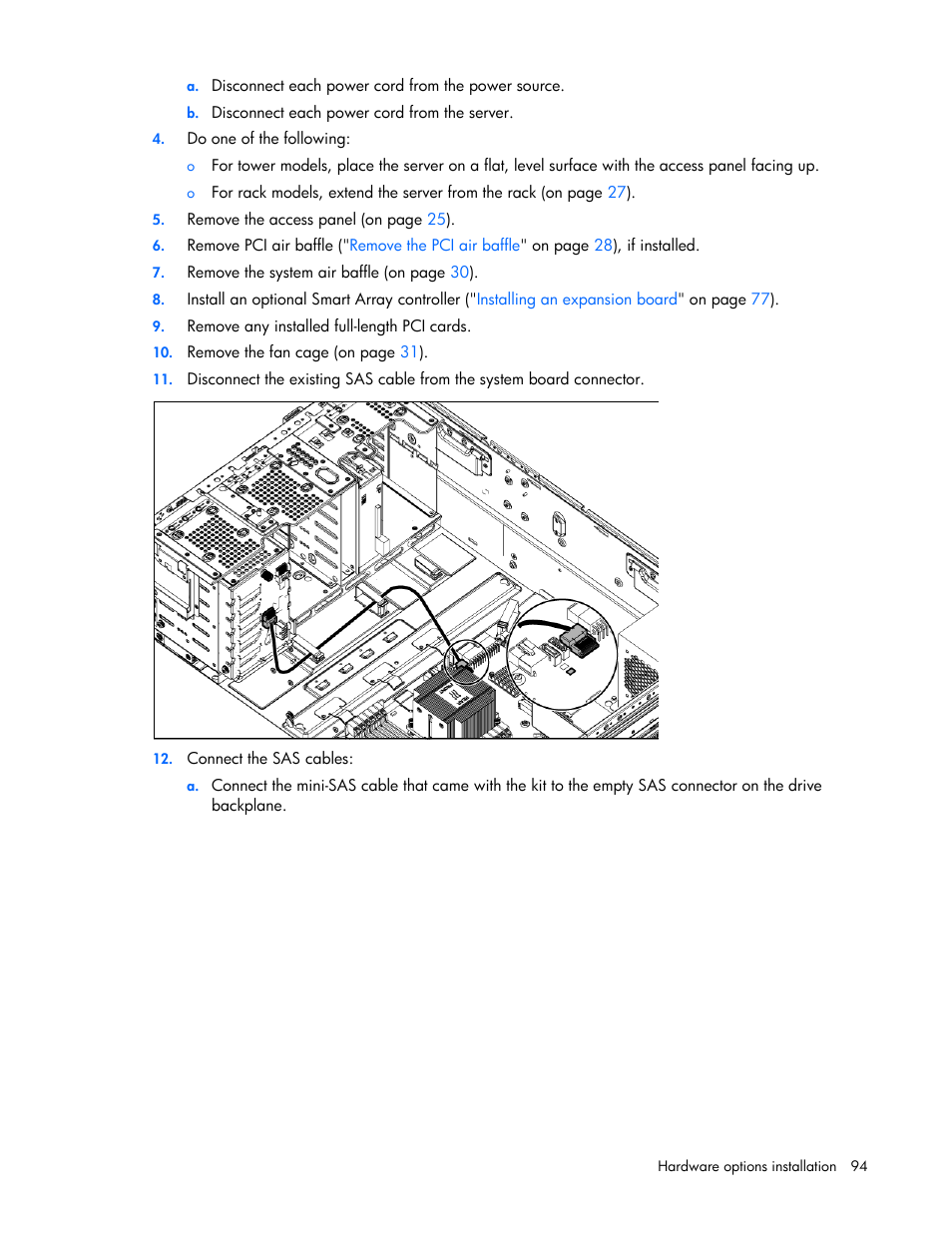 HP ProLiant ML350e Gen8 Server User Manual | Page 94 / 147