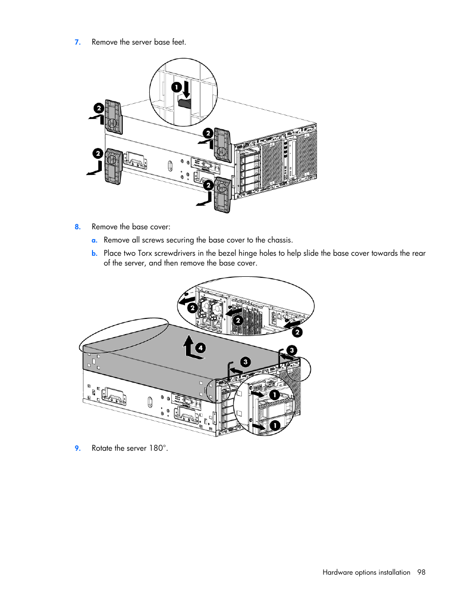 HP ProLiant ML350e Gen8 Server User Manual | Page 98 / 147