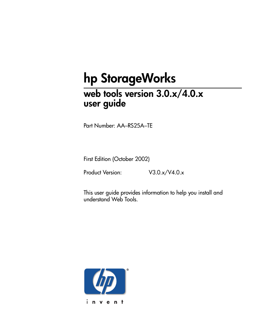 HP StorageWorks 2.32 SAN Switch User Manual | 348 pages