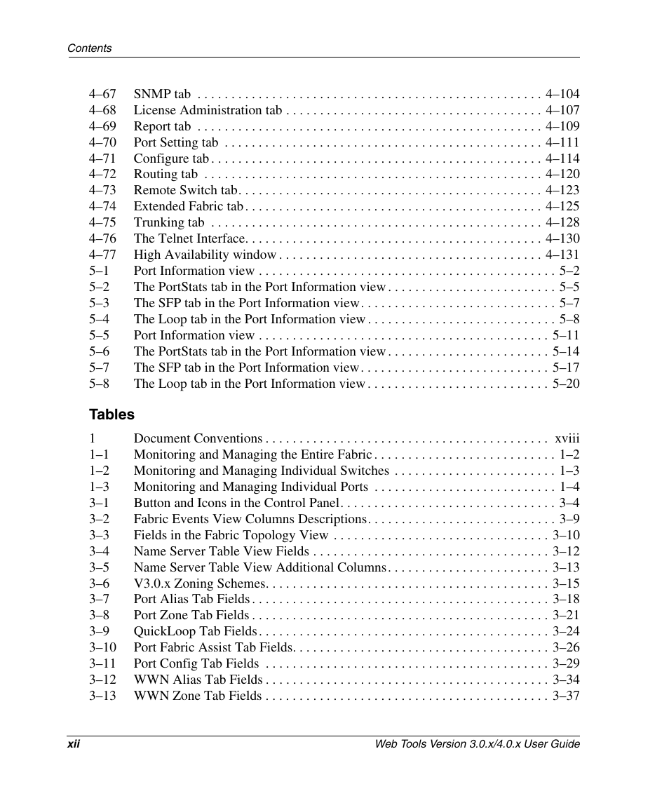 HP StorageWorks 2.32 SAN Switch User Manual | Page 12 / 348