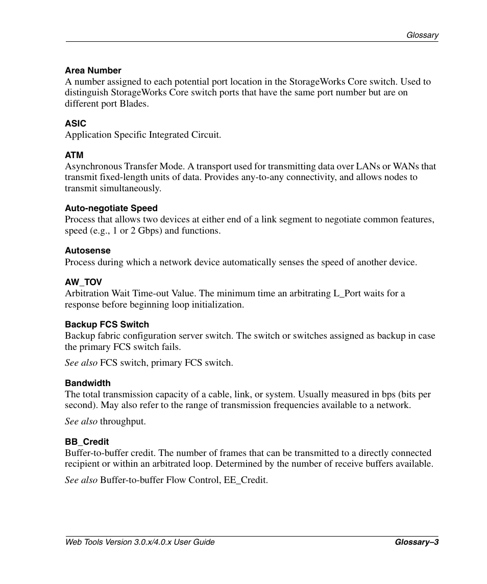 HP StorageWorks 2.32 SAN Switch User Manual | Page 313 / 348